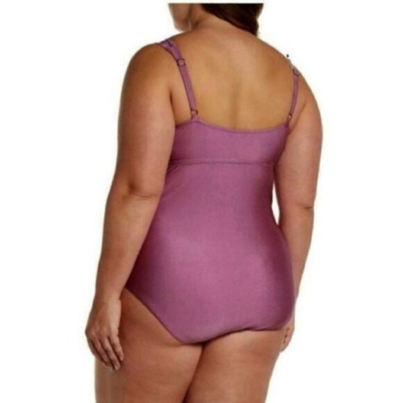 NWOT BECCA Ballerina One-Piece plus size Swim - Picture 2 of 8